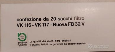 19 sacchi filtro Folletto
