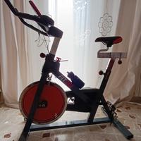 Spin bike FITFIU nera/rossa