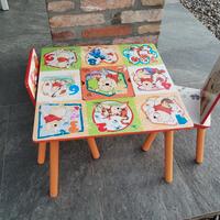 Tavolo con sedie bambini 
