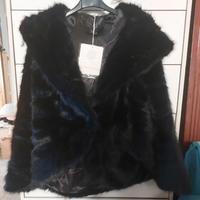 giubbotto pellicciotto sintetico donna 