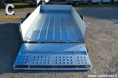 RIMORCHIO CARRELLO PORTACOSE CRESCI PT7CL RAMPA DI
