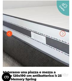 materasso una piazza e mezza 