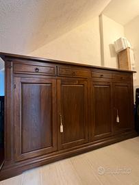 Credenza in legno noce nazionale