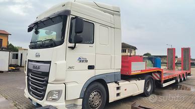 Daf XF 510 FT + carrellone ribassato