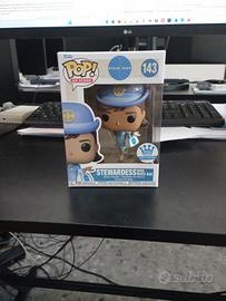 Funko Pop PAN AM Stewardess whit white bag 143