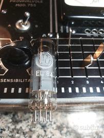 VALVOLA EL84 VALVO NUOVA TESTATA CON PROVAVALVOLE 