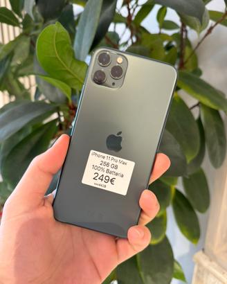 iPhone 11 Pro Max - 256 - 100% Batteria