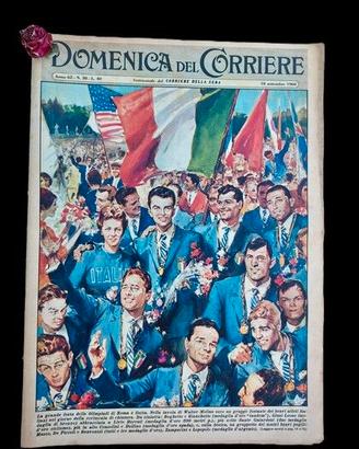 La Domenica del Corriere 18 settembre 1960 Roma