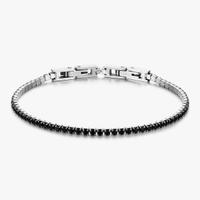 Bracciale Tennis con Zirconi neri – Elegante