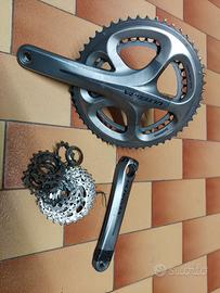 guarnitura shimano 10v bici strada road