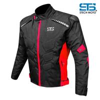 Giubotto Moto In Cordura con Prot. extra su spalle