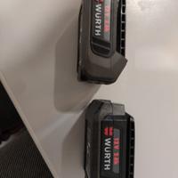 batterie  per trapano wurth 12 volt