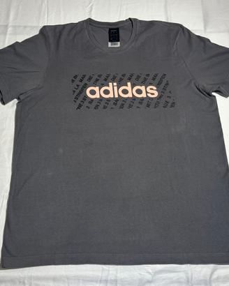 Adidas T-Shirt Grigio Antracite XL