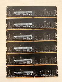 Kit 6x8GB Micron DDR4-2933 RDIMM ECC Mac Pro