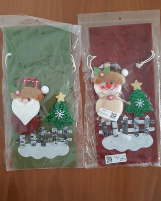 Set n.2 sacchetti natalizi  Nuovi