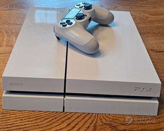 ps4 galcier White con controller 