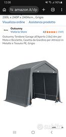 Tendone Garage 