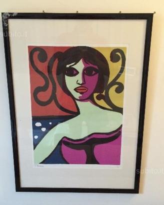 " Ritratto di ragazza / modella " di Pompeo Borra