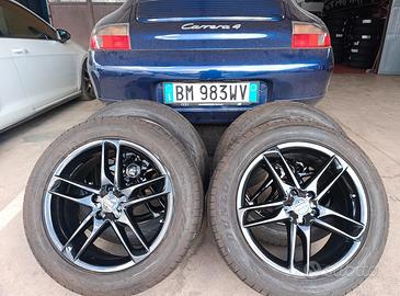 4 cerchi 19" originali audi q5 gommati 