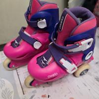 Roller bambina PLAY3 rosa-lilla

