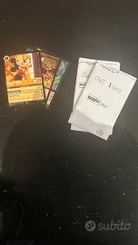 2 pacchetti (4 carte ognuno) carte Disney Lorcana