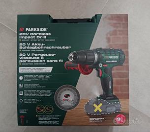 Trapano avvitatore a percussione 20V Parkside