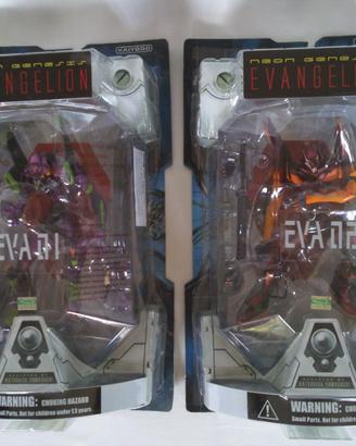 Evangelion Action Figure Kaiyodo Eva-01 e 02 Usato