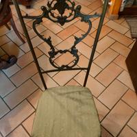 Coppia di sedie stile liberty 