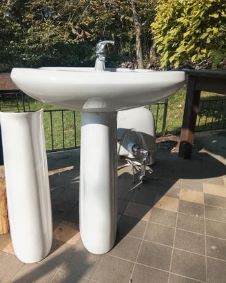 lavandino con colonna 
