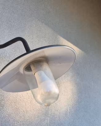 Lampada a collo d'oca da esterni a parete
