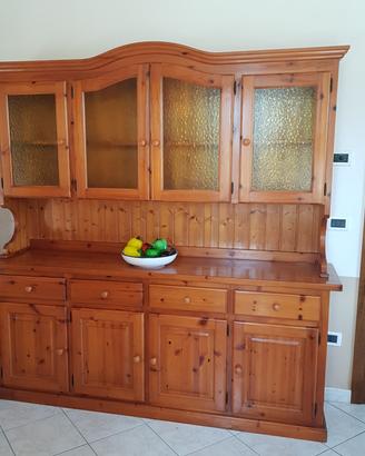 CREDENZA CON VETRINA 