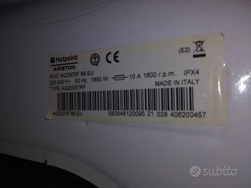 lavatrice HOTPOINT ARISTON 