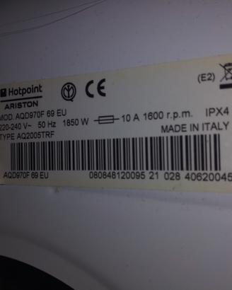 lavatrice HOTPOINT ARISTON 
