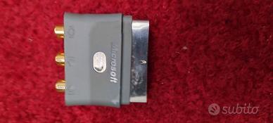 Adattatore da RCA a SCART per segnali audio-video