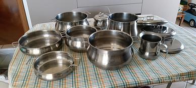 servizio pentole barazzoni acciaio