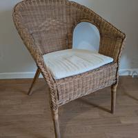 Poltrona in rattan