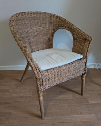 Poltrona in rattan