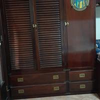 cameretta stile marina armadio letto e comò 