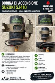 Bobina accensione nippodenso suzuki sj