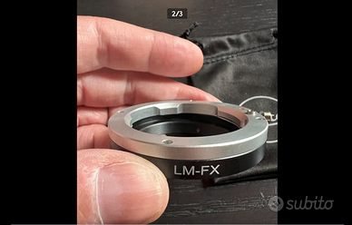 Adattatore da leica M a fujifilm fuji