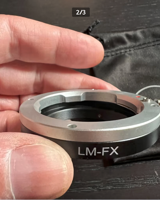 Adattatore da leica M a fujifilm fuji