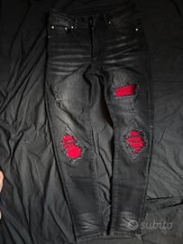 Jeans AMIRI Taglia S con patch rosse