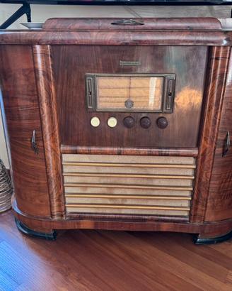 Radio Bar con giradischi Allocchio Bacchini