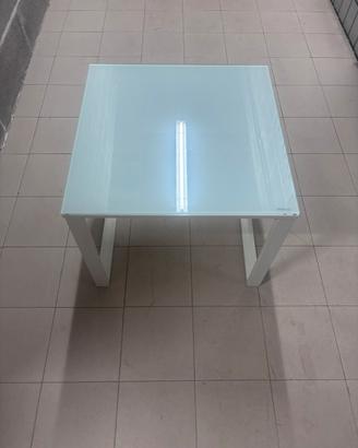 Tavolino vetro e metallo 50l x 40h