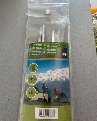 Picchetti tenda in alluminio