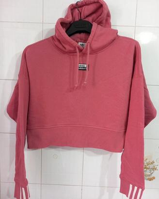 felpa donna cropped Adidas tg 42