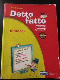 Detto fatto Sintassi 