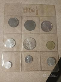 serie lire zecca Roma 1970 sigillate 