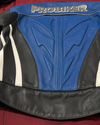 Giacca moto di pelle