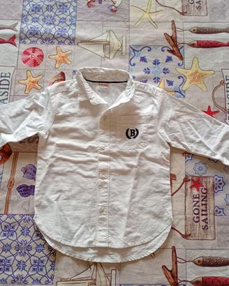 camicia bianca bimbo